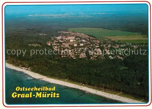 AK / Ansichtskarte Graal Mueritz_Ostseebad Fliegeraufnahme Graal Mueritz_Ostseebad