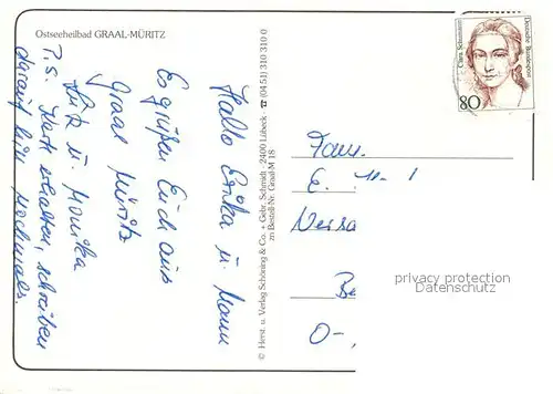 AK / Ansichtskarte Graal Mueritz_Ostseebad Fliegeraufnahme Graal Mueritz_Ostseebad