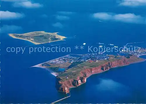AK / Ansichtskarte Helgoland Fliegeraufnahme Helgoland
