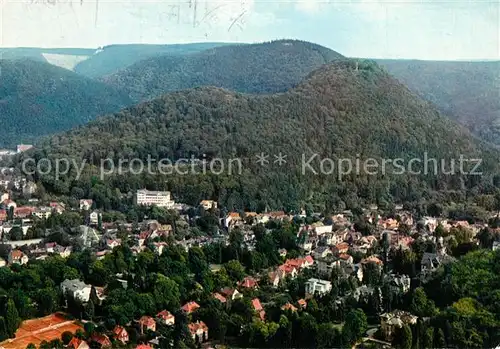 AK / Ansichtskarte Bad_Harzburg Fliegeraufnahme Sanatorium am Burgberg Bad_Harzburg