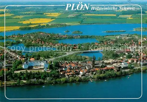 AK / Ansichtskarte Ploen_See Fliegeraufnahme Ploen_See