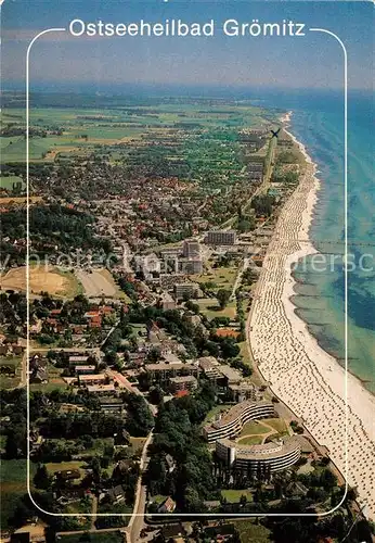 AK / Ansichtskarte Groemitz_Ostseebad Fliegeraufnahme Groemitz_Ostseebad