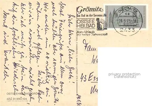 AK / Ansichtskarte Groemitz_Ostseebad Fliegeraufnahme Groemitz_Ostseebad