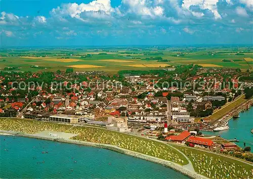 AK / Ansichtskarte Buesum_Nordseebad Fliegeraufnahme Buesum_Nordseebad