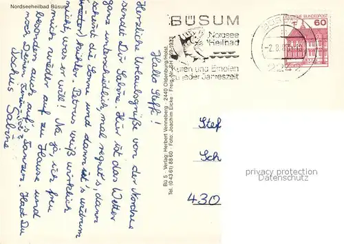 AK / Ansichtskarte Buesum_Nordseebad Fliegeraufnahme Buesum_Nordseebad