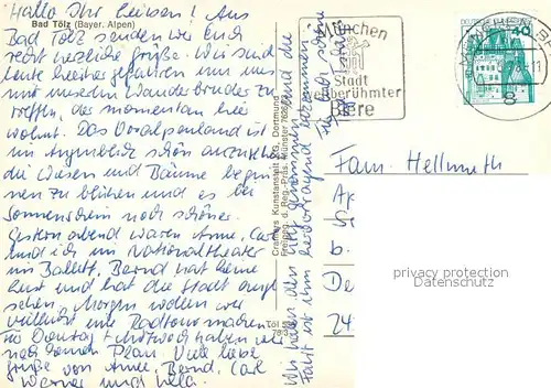 AK / Ansichtskarte Bad_Toelz Fliegeraufnahme  Bad_Toelz