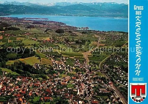 AK / Ansichtskarte Kressbronn_Bodensee Fliegeraufnahme Kressbronn Bodensee