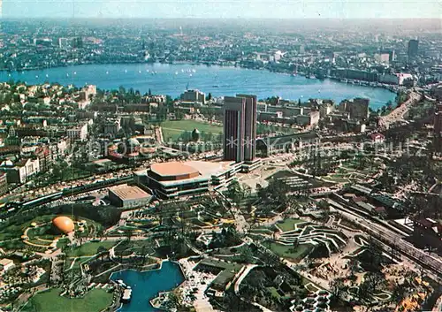 AK / Ansichtskarte Hamburg Fliegeraufnahme Hamburg