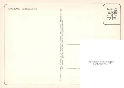 AK / Ansichtskarte Bad_Godesberg Fliegeraufnahme Bad_Godesberg