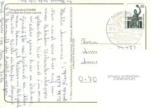 AK / Ansichtskarte Dahme_Ostseebad Fliegeraufnahme Bad Ferien vom Ich Dahme_Ostseebad