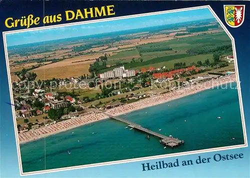 AK / Ansichtskarte Dahme_Ostseebad Fliegeraufnahme Bad der Ferien vom Ich Dahme_Ostseebad