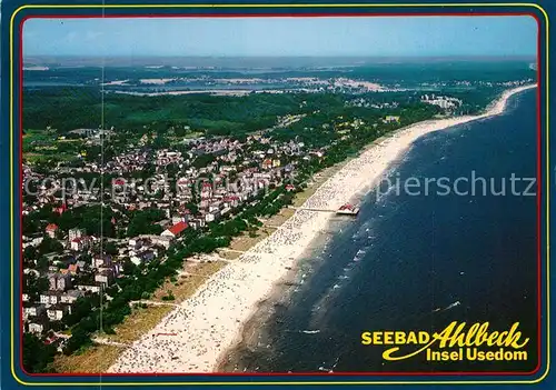 AK / Ansichtskarte Ahlbeck_Ostseebad Fliegeraufnahme Ahlbeck_Ostseebad