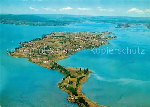 AK / Ansichtskarte Insel_Reichenau Fliegeraufnahme Insel Reichenau