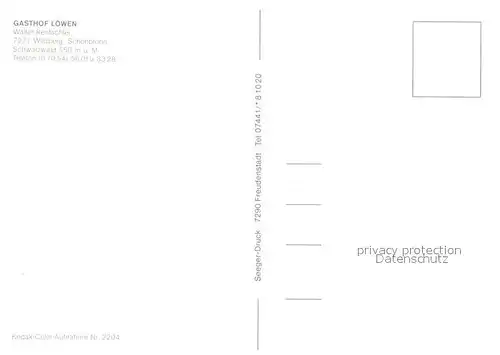 AK / Ansichtskarte Schoenbronn_Calw Fliegeraufnahme Schoenbronn Calw