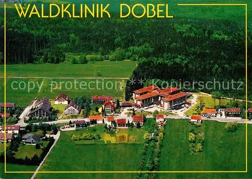 AK / Ansichtskarte Dobel_Schwarzwald Waldklinik Fliegeraufnahme Dobel Schwarzwald