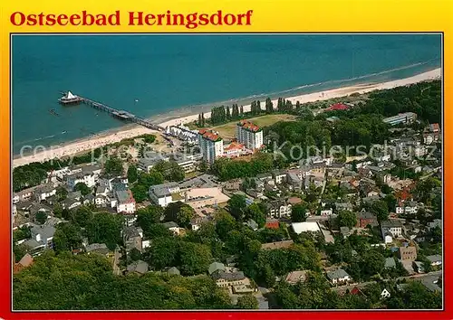 AK / Ansichtskarte Heringsdorf_Ostseebad_Usedom Fliegeraufnahme Heringsdorf_Ostseebad