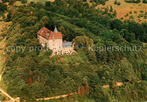 AK / Ansichtskarte Schieder Schwalenberg Schlosshotel Burg Schwalenberg Fliegeraufnahme Schieder Schwalenberg