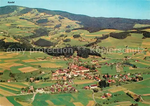 AK / Ansichtskarte St_Peter_Schwarzwald mit Kandel Fliegeraufnahme St_Peter_Schwarzwald