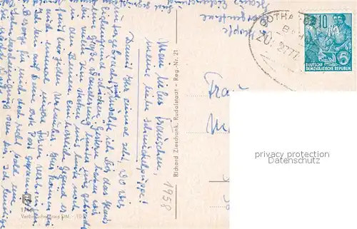 AK / Ansichtskarte Georgenthal_Gotha Haus Eichengrund Erholungsheim der Friedrich Schiller Universitaet Jena Georgenthal Gotha