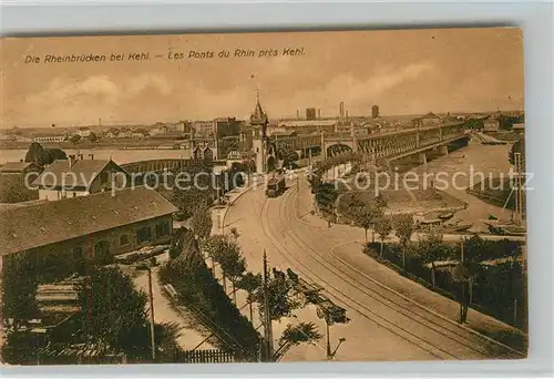 AK / Ansichtskarte Kehl_Rhein Rheinbruecken  Kehl_Rhein