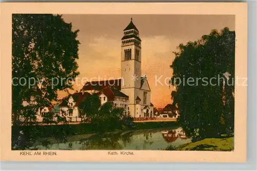 AK / Ansichtskarte Kehl_Rhein Kirche Kehl_Rhein