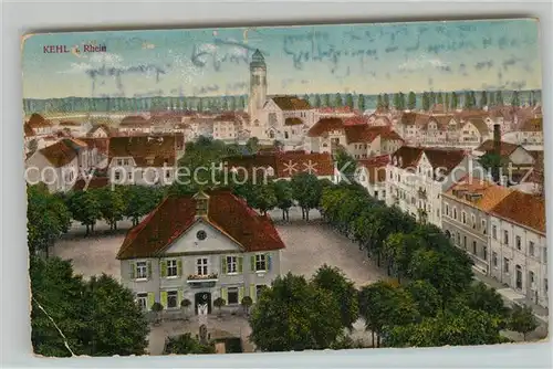 AK / Ansichtskarte Kehl_Rhein Vogelperspektive Kehl_Rhein