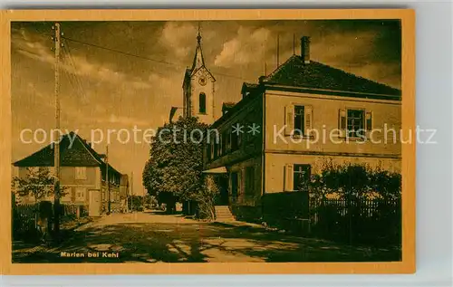 AK / Ansichtskarte Marlen Strassenpartie mit Kirche Marlen