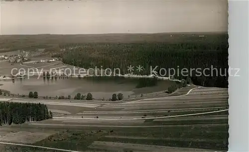 AK / Ansichtskarte Unterbraend Fliegeraufnahme Seepartie bei Donaueschingen Unterbraend