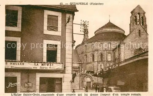 AK / Ansichtskarte Quimperle Eglise Sainte Croix  Quimperle