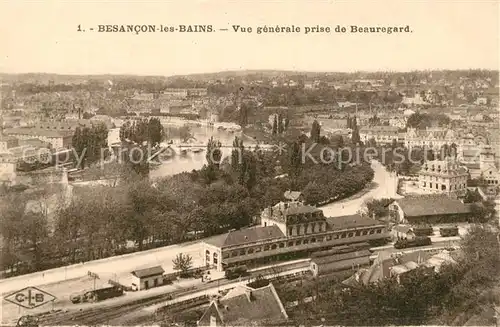 AK / Ansichtskarte Besancon_les_Bains Panorama Beauregard Besancon_les_Bains