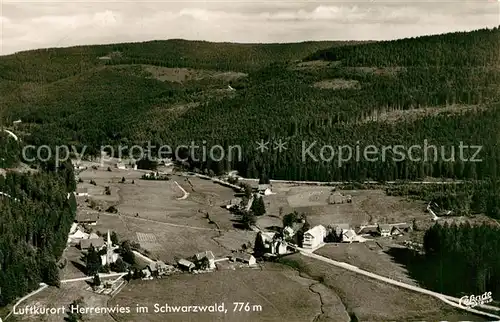 AK / Ansichtskarte Herrenwies Fliegeraufnahme Herrenwies
