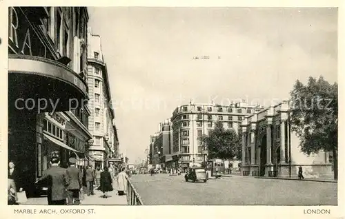 AK / Ansichtskarte London Marble Arch Oxford Street London