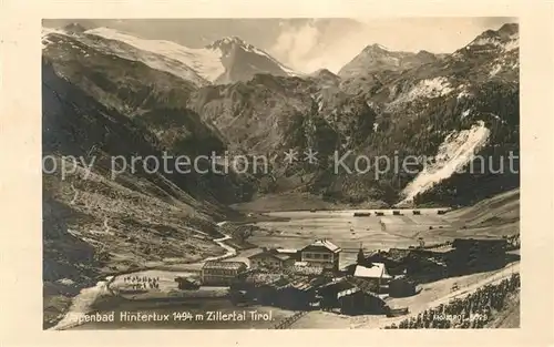 AK / Ansichtskarte Hintertux_Zillertal Panorama Hintertux_Zillertal