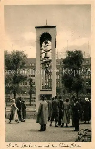 AK / Ansichtskarte Berlin Glockenturm Doenhoffplatz Berlin