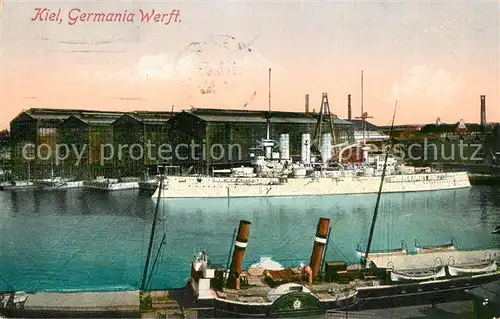AK / Ansichtskarte Kiel Germania Werft Kiel