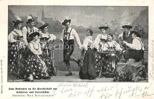 AK / Ansichtskarte Schliersee Volkstanzgruppe Loisachthal Schliersee