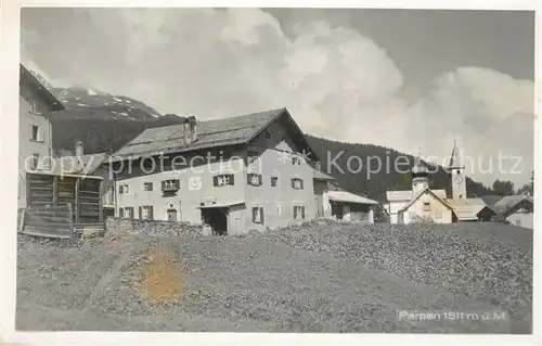 AK / Ansichtskarte Parpan Kirche Dorfansicht Parpan