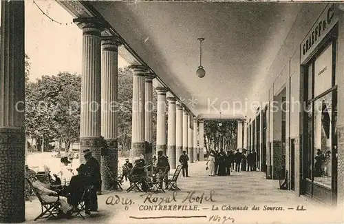 AK / Ansichtskarte Contrexeville_Vosges Colonnade ds Sources Contrexeville_Vosges