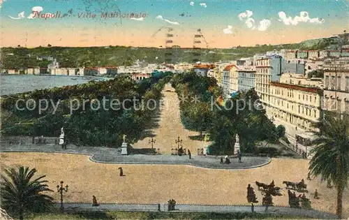 AK / Ansichtskarte Napoli_Neapel Villa Municipale Napoli Neapel