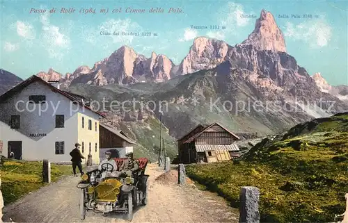 AK / Ansichtskarte Passo_di_Rolle_Dolomiten Cimon della Pala Passo_di_Rolle_Dolomiten
