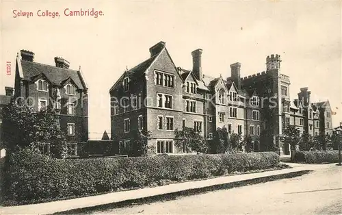 AK / Ansichtskarte Cambridge_Cambridgeshire Selwyn College Cambridge Cambridgeshire