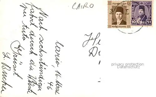 AK / Ansichtskarte Cairo_Egypt Stadtpanorama Cairo Egypt