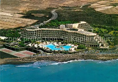 AK / Ansichtskarte Lanzarote_Kanarische Inseln Hotel Las Salinas Fliegeraufnahme Lanzarote