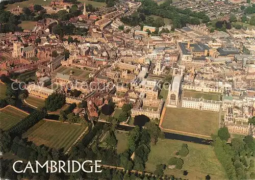 AK / Ansichtskarte Cambridge_Cambridgeshire Fliegeraufnahme Cambridge Cambridgeshire
