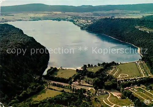 AK / Ansichtskarte Marigny_Jura Vue Aerienne Domaine de Chalain  Marigny Jura