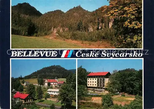 AK / Ansichtskarte Jetrichovice Hotel Bellevue Ceske Svycarsko Jetrichovice