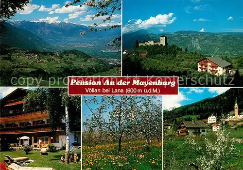 AK / Ansichtskarte Voellan_Lana Pension An der Mayenburg  Voellan_Lana