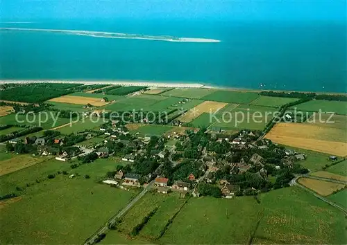 AK / Ansichtskarte Insel_Foehr Nordseebad Utersum Fliegeraufnahme Insel_Foehr