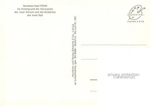 AK / Ansichtskarte Insel_Foehr Fliegeraufnahme Insel_Foehr