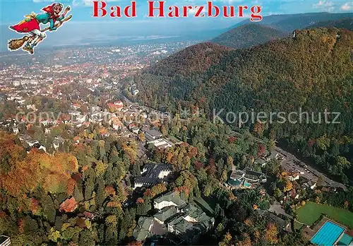 AK / Ansichtskarte Bad_Harzburg Fliegeraufnahme mit Burgberg Bad_Harzburg